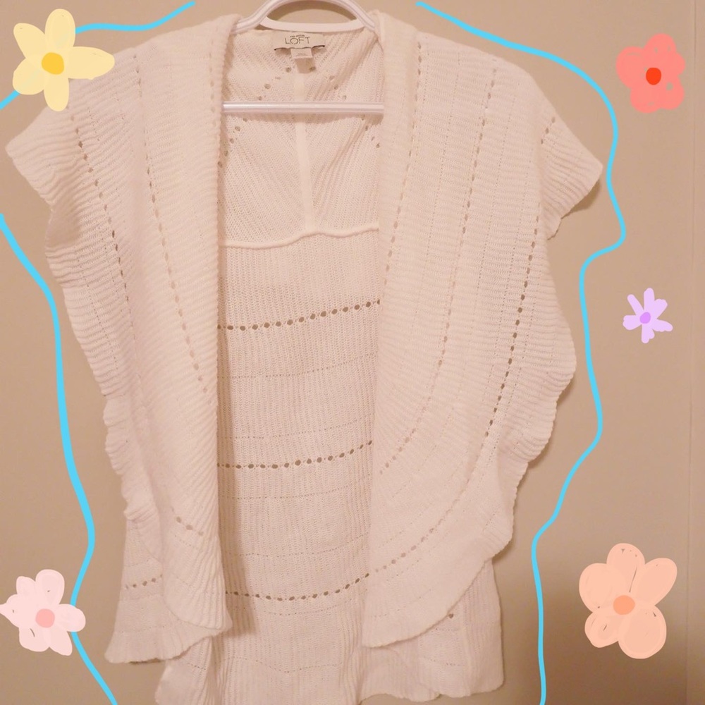 Loft white summery blazer!😁☀️😊